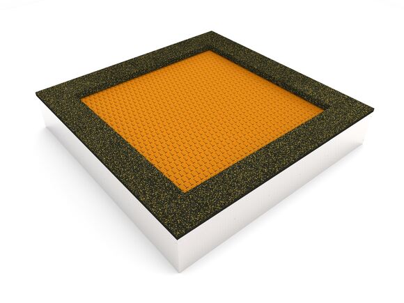 Földbe süllyesztett trambulinok TR-C240-OZ - narancs