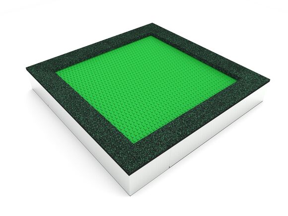 Földbe süllyesztett trambulinok TR-C240-GZ - kék