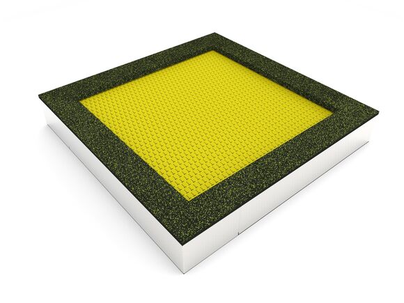 Földbe süllyesztett trambulinok TR-C260-YZ - borostyán