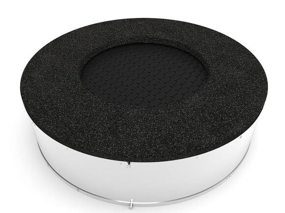 Földbe süllyesztett trambulinok TRA-K145-DZ - fekete