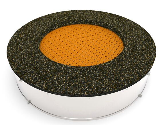 Földbe süllyesztett trambulinok TRA-K170-OZ - narancs