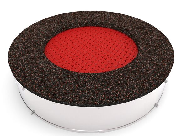 Földbe süllyesztett trambulinok TRA-K170-RZ - piros