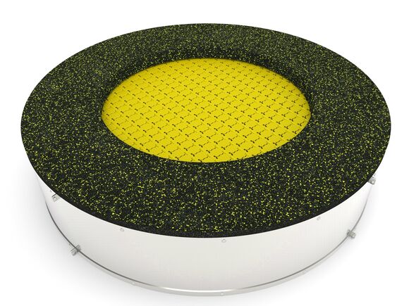 Földbe süllyesztett trambulinok TRA-K170-YZ - borostyán