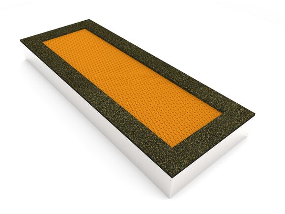 Földbe süllyesztett trambulinok TR-O420-OZ - narancs