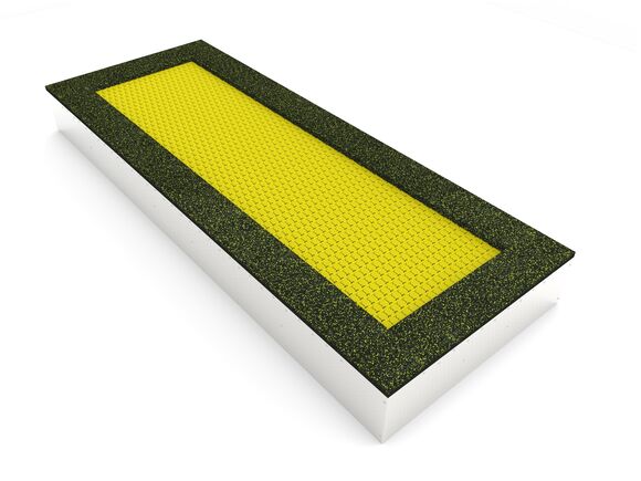 Földbe süllyesztett trambulinok TR-O420-YZ - borostyán