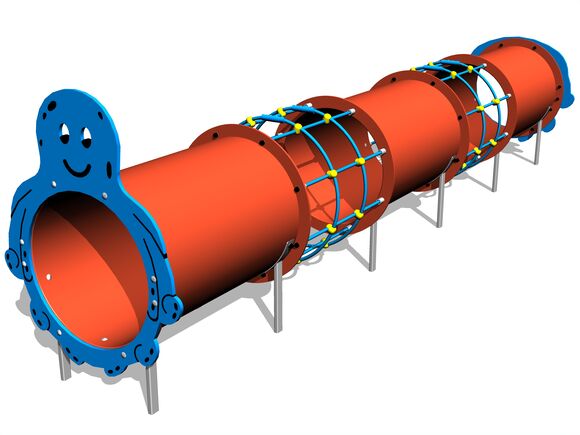 Alagút elem - Polip MAXI (UV-állóság) TUP3008K - teljes fémszerkezet