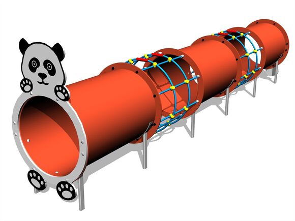 Alagút elem - Panda MAXI (UV-állóság) TUP3004K - teljes fémszerkezet