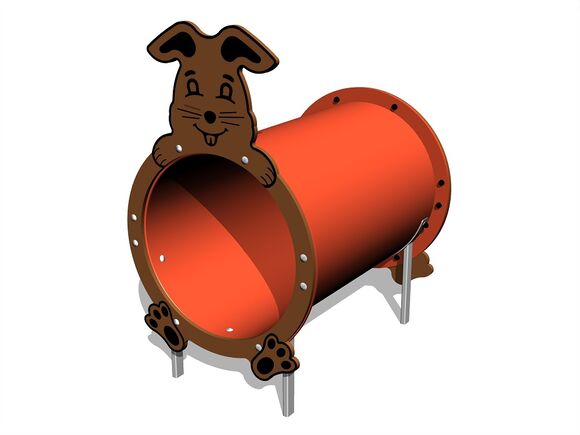 Alagút elem - Mezei nyúl MINI (UV-állóság) TUP1005K - teljes fémszerkezet