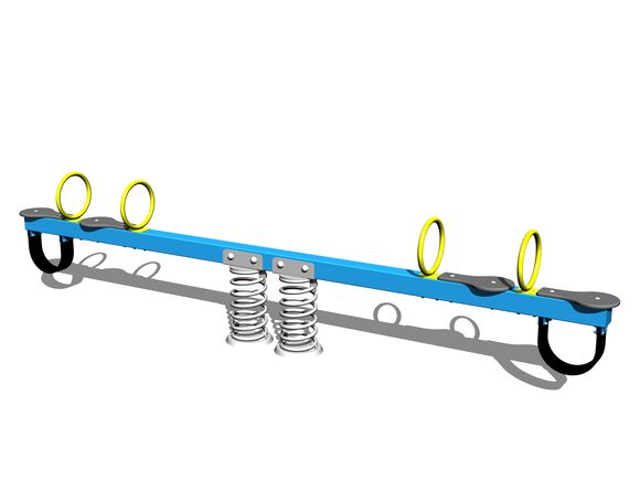 Négy férőhelyes rugós mérleghinta VH400KB - kék
