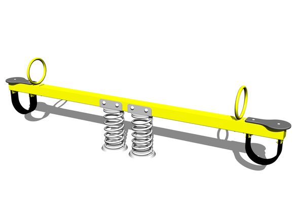 Két férőhelyes rugós mérleghinta VH200KY - borostyán