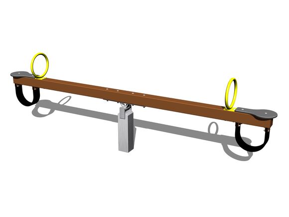 Mérleghinta két férőhelyes VH201KW - barna