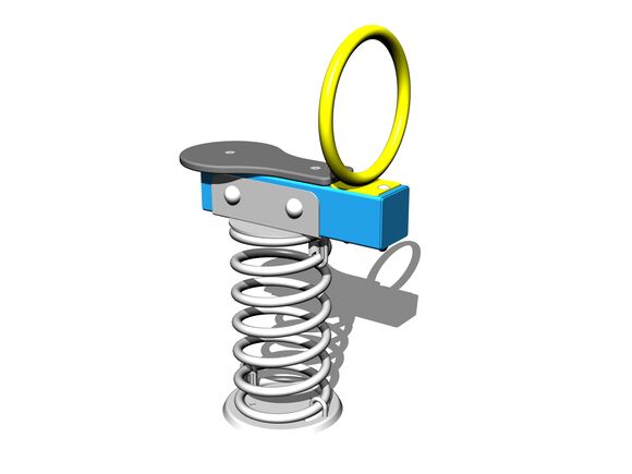 Egy férőhelyes rugós mérleghinta VH101KB - kék