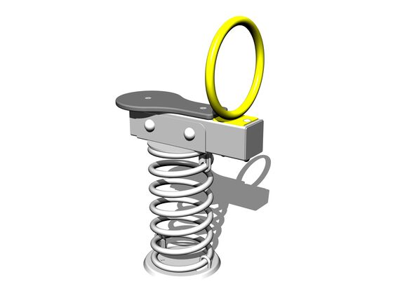 Egy férőhelyes rugós mérleghinta VH101KS - ezüst