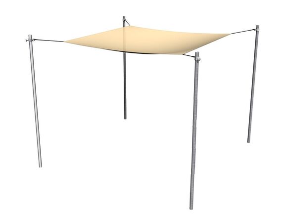 Állítható homokozó árnyékoló 1,5x1,5 m ZPI1515