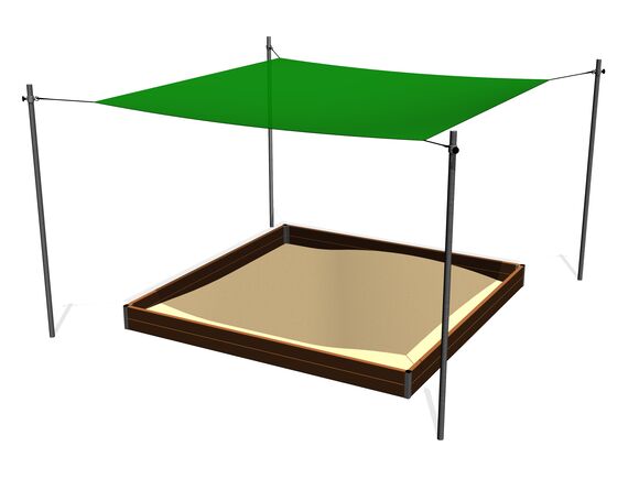 Állítható homokozó árnyékoló 3x3 m ZP330