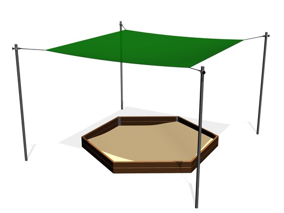 Állítható hatoldalú homokozó árnyékoló ZP600