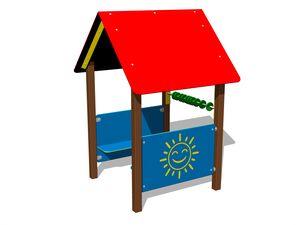 Házikó - teljes fémszerkezet