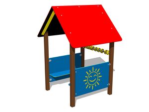 Házikó - teljes fémszerkezet