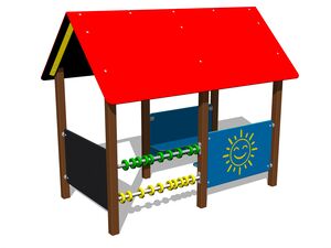 Házikó - teljes fémszerkezet