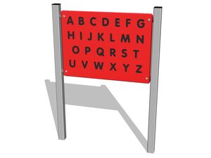 Oktató panel – Ábécé - ezüst