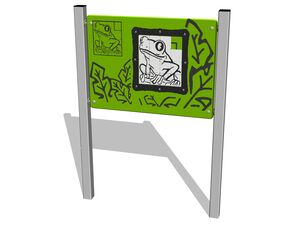 Oktató panel – Béka kirakó - ezüst