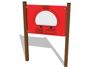 Oktató panel – Posta - barna