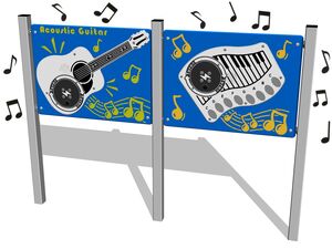 Oktató panel – Zongora és gitár - ezüst