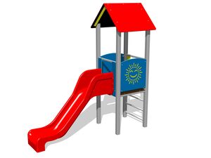 Klasszikus játékfelállás UNK1018K - teljes fémszerkezet