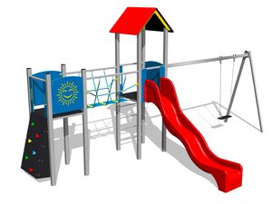 Klasszikus játékfelállás UNK2032K - teljes fémszerkezet