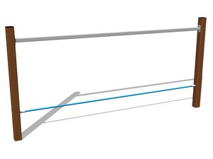 Majompályák Egyensúlyozó kötél - KW - barna (szab. mag. 1 m)