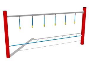 Majompályák Mászókötél - piros (szab. mag. 1 m)