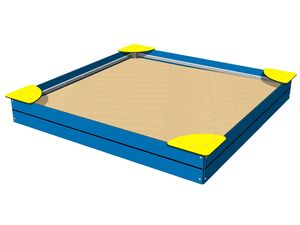 Homokozó ülőkékkel 2x2 m PIP2020