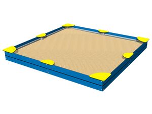 Homokozó ülőkékkel 3x3 m PIP3030BY