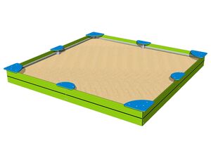 Homokozó ülőkékkel 3x3 m PIP3030