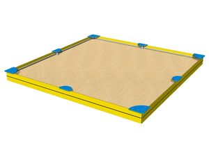 Homokozó ülőkékkel 4x4 m PIP4040
