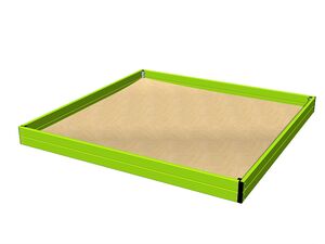 Homokozó 3x3 m - teljes fémszerkezet