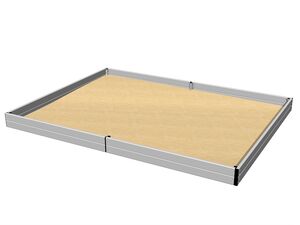 Homokozó 4x3 m - teljes fémszerkezet