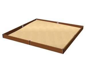 Homokozó 4x4 m - teljes fémszerkezet