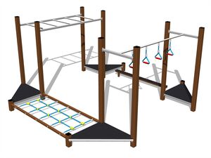 Ügyességi pálya - barna