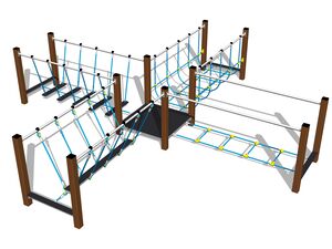 Ügyességi pálya - barna