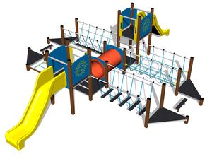 Ügyességi pálya - barna