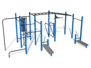 Street workout összeállítás - kék