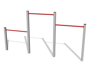 Hármas nyújtó - teljes fémszerkezet (szab. mag. 1,5 m)